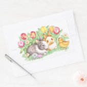 Pasen Konijn Sticker (Envelop)