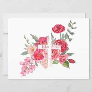 Pasen/Kruis/Johannes3:16/Jezus Feestdagenkaart