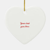 Pasen kuiken en eieren aangepaste kerstversiering keramisch ornament (Achterkant)