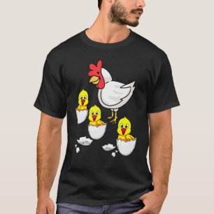 Pasen Kuiken Kippen Kinderen T-shirt