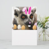 Pasen Lemur Briefpapier (Staand voorkant)