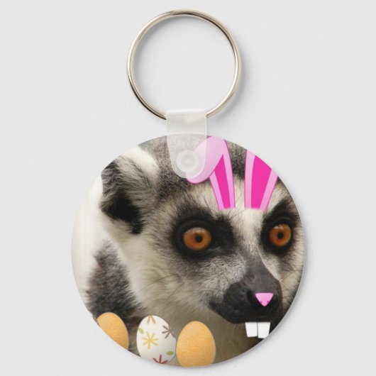 Pasen Lemur Sleutelhanger (Voorkant)