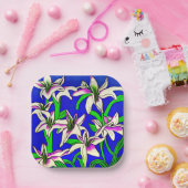 Pasen Lily Papieren Bordje (Feest)