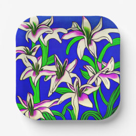 Pasen Lily Papieren Bordje