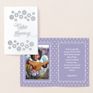 Pasen. Little African American Angel Folie Kaarten