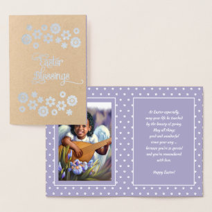 Pasen. Little African American Angel Folie Kaarten