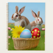 Pasen met Bunny voor een positieve stemming Planner (Voorkant)