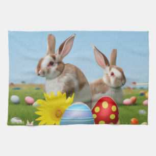 Pasen met Bunny voor een positieve stemming Theedoek