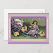 Pasen met Paars Briefkaart (Voorkant / Achterkant)