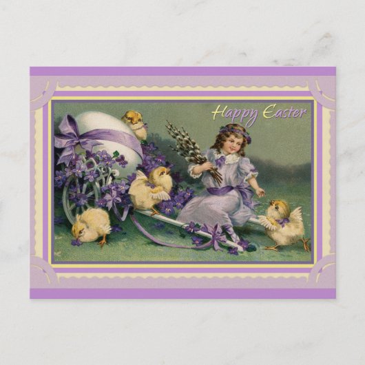 Pasen met Paars Briefkaart (Voorkant)