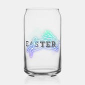 Pasen Neon Collectie-Shining Paasfeest Blikvorm Glas (Achterkant)