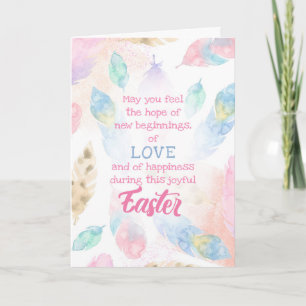 Pasen - Nieuwe begin- en begin-verslapping Feestdagen Kaart