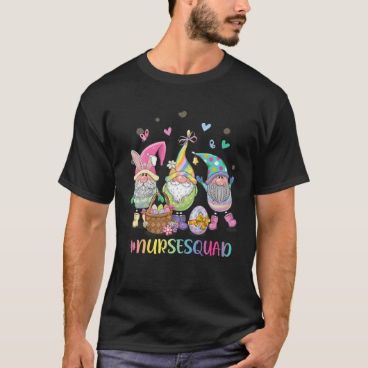 Pasen op zuster Squad Gnomes Happy Pasen T-shirt (Voorkant)