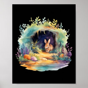 Pasen Ostara Eostre Pagan Witchcraft Spring Moon Poster