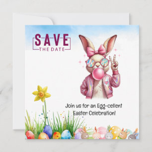 Pasen Party uitnodigingskaart Save The Date