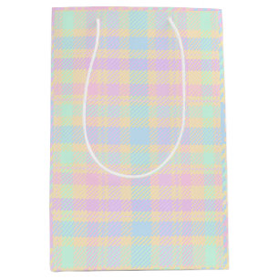 Pasen Pastel Plaid Ontwerp Cadeautas