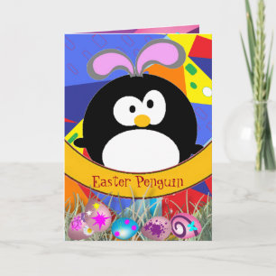 Pasen Penguin Feestdagen Kaart