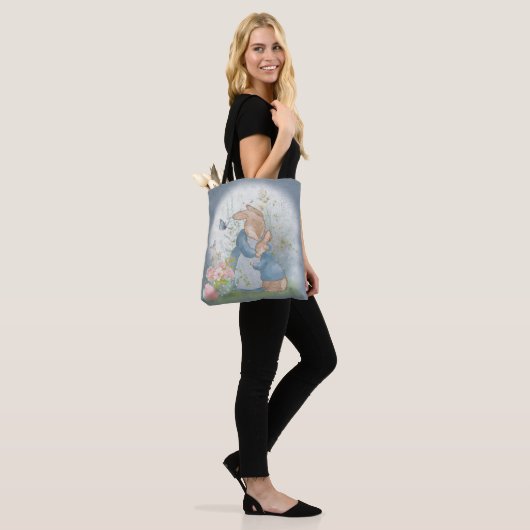 Pasen Peter Rabbit Canvas tas (Op model)