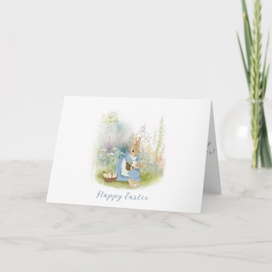 Pasen Peter Rabbit Holiday Kaart (Voorkant)