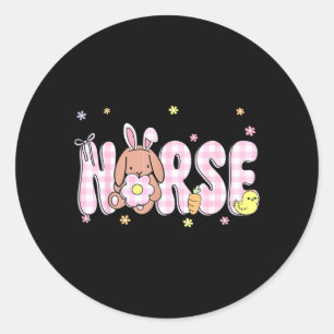 Pasen Postpartum Verpleegster Groovy NICU Neonatal Ronde Sticker