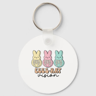 Pasen Radiologie Bunny Eieren-ray Vision Xray Tech Sleutelhanger