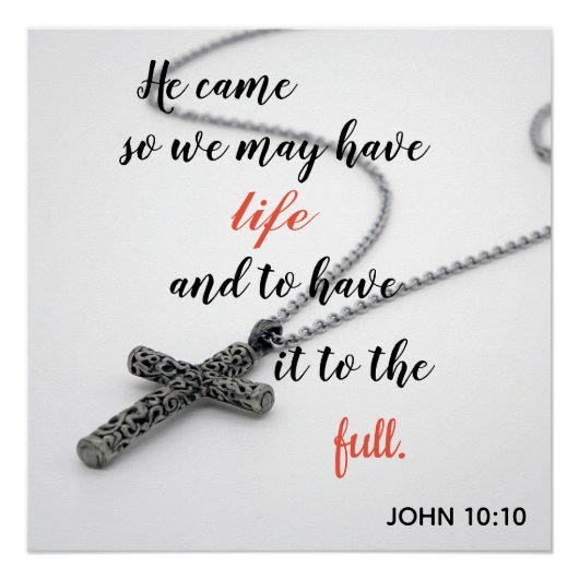 Pasen, Religieuze Citaat. Perfect Poster (Voorkant)