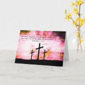 Pasen Religieuze kaart (Gele Bloem)