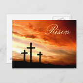Pasen Risen Feestdagenkaart (Voorkant / Achterkant)