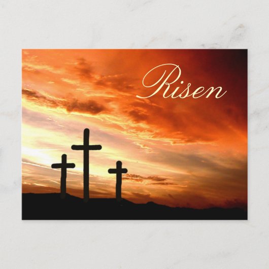 Pasen Risen Feestdagenkaart (Voorkant)