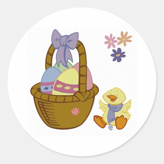 Pasen Ronde Sticker (Voorkant)