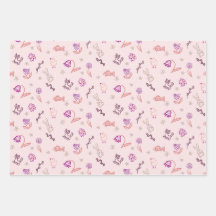 Pasen schattige doodle dieren en bloemen