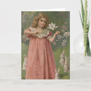 Pasen Schoonheden, Vintage Illustratie, 1898 Kaart