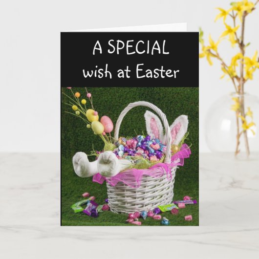 "PASEN" SPECIAL *DOCHTER*  VAN EEN BIJZONDERE KONI KAART (Gele Bloem)