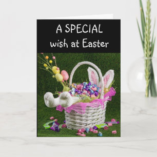 "PASEN" SPECIAL *DOCHTER* VAN EEN SPECIALE KONIJN KAART