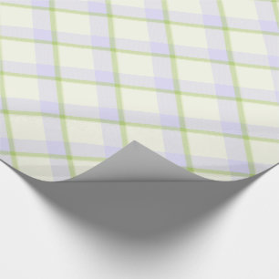 Pasen Tartan Elegant Cadeaupapier