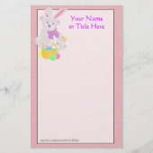 Pasen Teddy Bear Stationery Briefpapier (Voorkant)