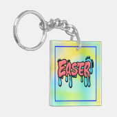 Pasen tekst sublimatie-61424 sleutelhanger (Voorkant Links)