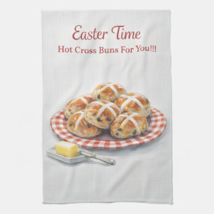 Pasen Theedoek Warm Kerstbrood Keukencadeau