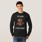 Pasen Tiener Gezegden Chocolate Bunny Rabbit Meme T-shirt (Voorkant volledig)
