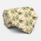 Pasen, Victoriaans Angel met Lily Flowers Stropdas (Opgerold)