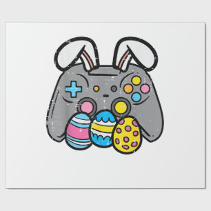 Pasen Videogame Konijn Eieren Gamen Gamer Jongens  Cadeaupapier
