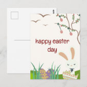 Pasen vieren: een dag van vreugde en vernieuwing briefkaart (Voorkant / Achterkant)