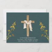 Pasen viering, Brunch, Traditioneel Katholiek Kaart (Achterkant)