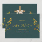 Pasen viering, Brunch, Traditioneel Katholiek Kaart (Voorkant / Achterkant)