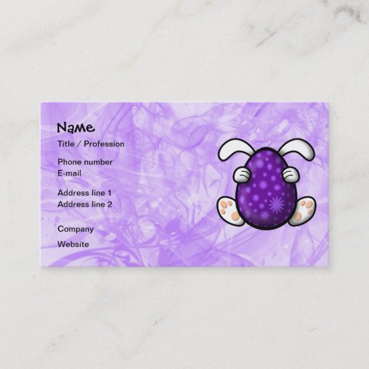 Pasen Visitekaartje (Voorkant)