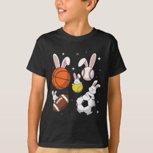 Pasen Voetbal Sport Bysketbyll Bysebyll Footbyll V T-shirt