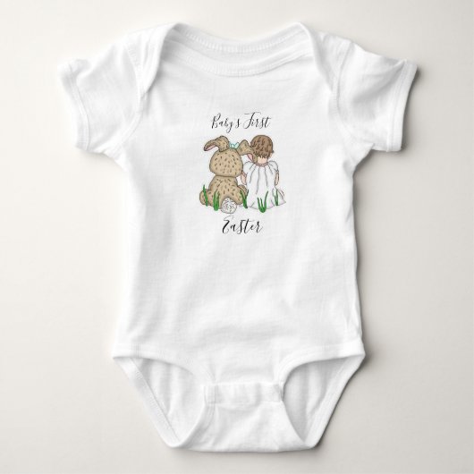 Pasen voor de baby romper (Voorkant)