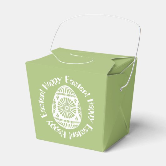 Pasen voor eitjes bedankdoosjes (Voorkant Zijde)