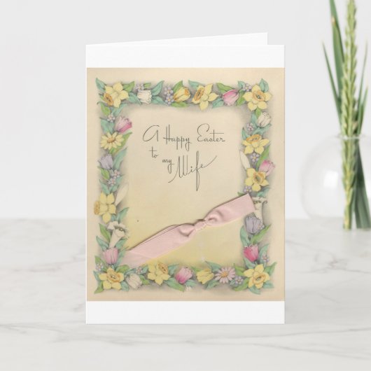 Pasen voor vrouw "Mario" Feestdagen Kaart (Voorkant)