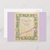  Pasen voor vrouw "Mario" Feestdagenkaart (Voorkant / Achterkant)